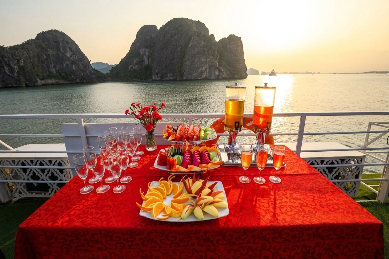 3D2N Tour | Sunlight Legend Cruise (14 Cabins) from Cat Ba Island to Ha Long Bay